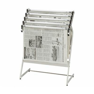 (LINEクーポン有)翌日出荷 クラウン CR-SN551-W 新聞架 スチール製【１台】 CRSN551W