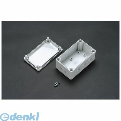 (LINEクーポン有)タカチ SPCM131810T 【2セット】 直送 代引不可・他メーカー同梱不可 SPCM型防水・防塵ポリカーボネートボックス カバー／透明・ボディー／ホワイトグレー
