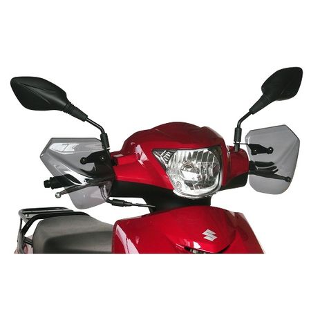 (LINEクーポン有)【受注生産品 納期-約1ヶ月】旭精器 AF-ASAHI HN-04 汎用ナックルバイザー スモーク HN04
