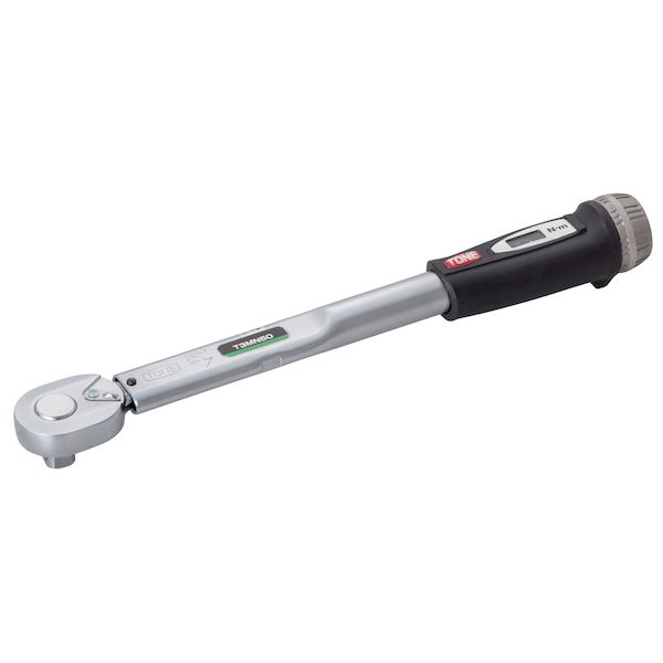 前田金属工業 TONE T3MN100-QL プレセット形トルクレンチ ダイレクトセットタイプ 差込９．５０ｍｍ Ｌ３８７ｍｍ T3MN100QL トネ 収納ケースなし ブラック