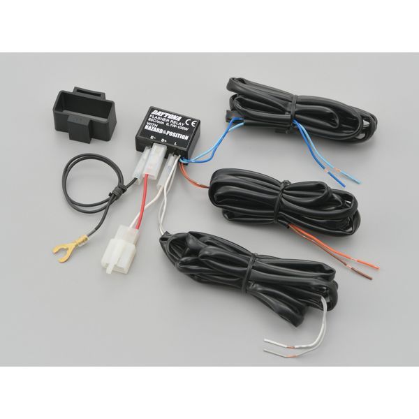 (LINEクーポン有)デイトナ DAYTONA 15368 LED対応ウインカーリレー3PIN ハザード機能＆ポジション機能付き バイク用品 電装系