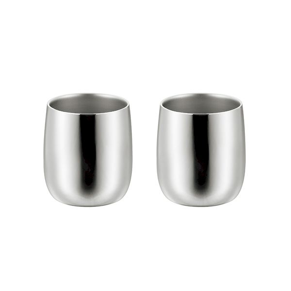 (LINEクーポン有)よこやま EJA-900 燕熟の技 ステンレス2重ロックカップ 250ml 2P EJA900