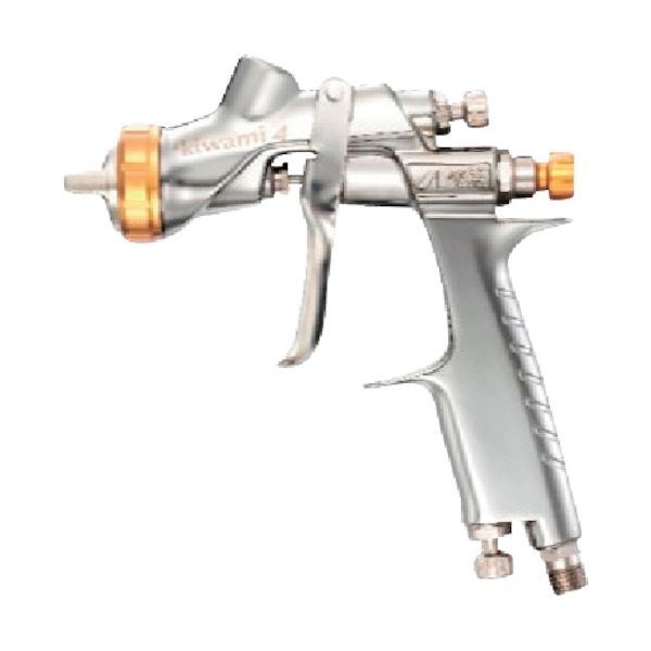 【即納在庫品】「直送」アネスト岩田 KIWAMI4-V14WBX スプレーガン 重力式 ＫＩＷＡＭＩ４ センターカップ ノズル口径Φ１．４ｍｍ 塗料噴射量２００ｍｌ KIWAMI4V14WBX