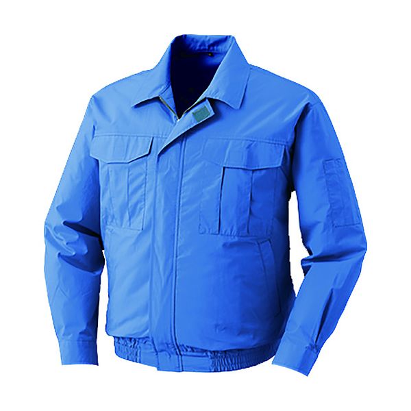 (LINEクーポン有)【即納在庫品】「直送」空調服 KU90550-C24-S5 冷却上着 綿薄手ワーク ＫＵ９０５５０ ウエアのみ ライトブルー ３Ｌ KU90550C24S5