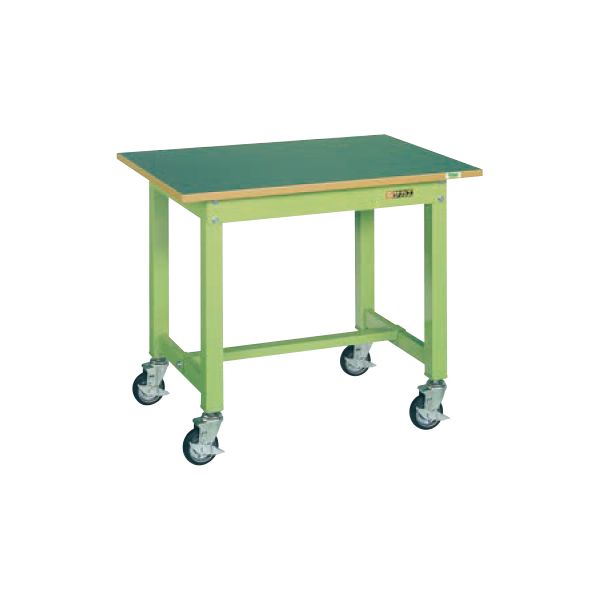 【個人宅配送不可】サカエ SAKAE CB-096FEN 直送 代引不可・他メーカー同梱不可 中量作業台CBタイプ 改正RoHS 10物質対応/移動式/均等耐荷重300kg/H740/座り作業用 CB096FEN|文具のブングット