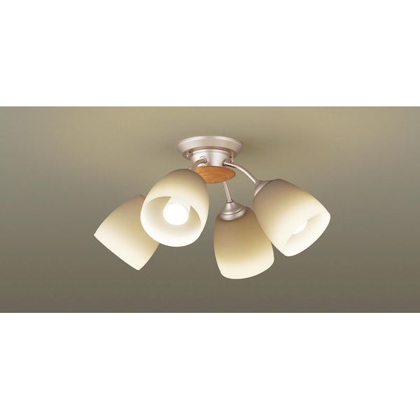 (LINEクーポン有)パナソニック電工 Panasonic LGB57416 LEDシャンデリア60形X4電球色｜文具のブングット
