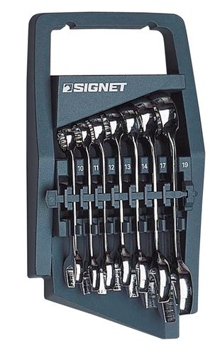 (LINEクーポン有)シグネット 工具 SIGNET 30377 7PC スタビーコンビネーションレンチセット mm 30377 000856830377 ミラー仕上げ ハンドツール パソコン