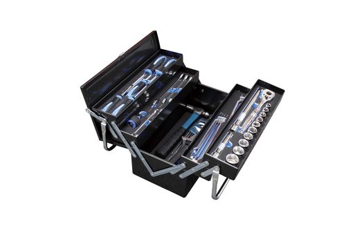 (LINEクーポン有)シグネット SIGNET 54007 メカニックツールセット両開き トレイ付 12．7SQ ハンドツール 専用トレイ付