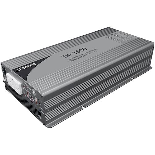 (LINEクーポン有)電菱 DENRYO TN-1500-112A 直送 代引不可・他メーカー同梱不可 正弦波インバータ：TNシリーズ 商用／太陽電池充電器／切替リレー内臓 UPSサイン波連続1500W TN1500112A