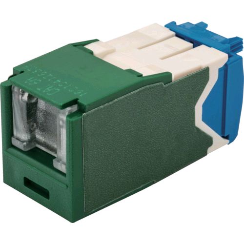 【即納在庫品】「直送」パンドウイット CJH6X88TGGR カテゴリ６Ａ シャッター付モジュラージャック 緑 パンドウイットコーポレーション PANDUIT