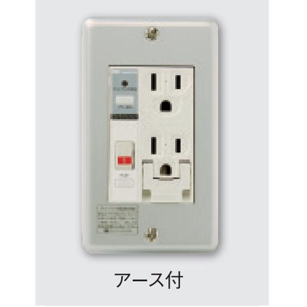 河村電器産業 PTCA-BA15WE 直送 代引不可・他メーカー同梱不可 プレトラックコンセント アルミプレート・簡易耐火枠付 PTCA スタンダード PTCABA15WE