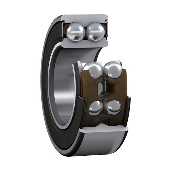 【即納在庫品】「直送」ＳＫＦ 3206 A-2RS1TN9/MT33 複列アンギュラ玉軸受、軸受両端シール 内径30mmX外径62mmX幅23．8mm 3206A2RS1TN9/MT33