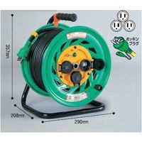 【即納在庫品】「直送」日動工業 NICHIDO FW-E53 電工ドラム 屋外型 アース付 ５０ｍ FWE53 368-6060