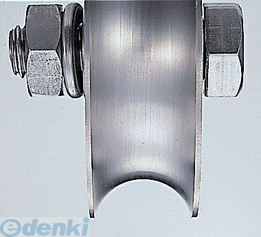 ヨコヅナ JBP-1001 ステンレス重量戸車 車のみ100mm 溝R車型 JBP1001｜文具のブングット