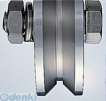 ヨコヅナ JCP-1005 440Cベアリング入ステンレス重量戸車 車のみ100mm V型 JCP1005|文具のブングット