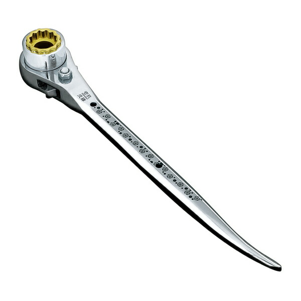 (LINEクーポン有)イチネンアクセス 旧イチネンMTM 12858 MUSTTOOL　ラチェットレンチデザイングリップ　ダブルソケット仕様　桜　RW171924CD 12858