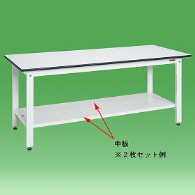 (LINEクーポン有)【個人宅配送不可】【個数：1個】サカエ SAKAE CKK-1275NW 直送 代引不可・他メーカー同梱不可 車上渡し 作業台用 オプション 中板 パールホワイト CKK1275NW
