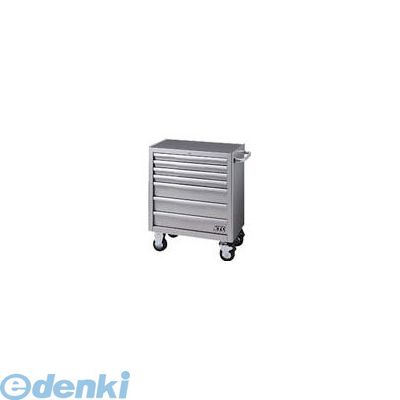 【個人宅配送不可】KTC 京都機械工具 EKW1007BK 直送 代引不可・他メーカー同梱不可 ローラーキャビネット【7段7引出し】ブラック 456-1988|文具のブングット
