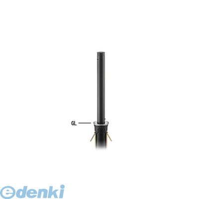 (LINEクーポン有)【個人宅配送不可】帝金 Teikin AK-311CT MBK 直送 代引不可・他メーカー同梱不可 アルミキャスト+ステンレス製バリカー 上下式車止めポール バリアフリー型 φ76.3 AK311CTMBK