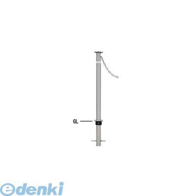 【個人宅配送不可】【個数：1個】帝金 Teikin KS22C-SD 直送 代引不可・他メーカー同梱不可 ステンレス製バリカー　固定式車止めポール スタンダード型 φ48.6 KS22CSD