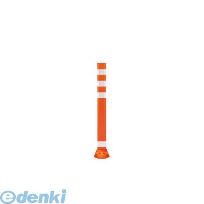 【個人宅配送不可】【個数：1個】帝金 Teikin TC-80S OR 直送 代引不可・他メーカー同梱不可 ポリウレタンバリカー　Tコーン　オレンジ色 ガードコーン TC80SOR