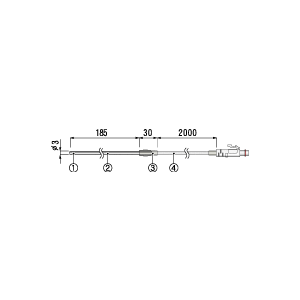 (LINEクーポン有)ティアンドデイ T&D TR-5220 ステンレス保護管センサ TR5220