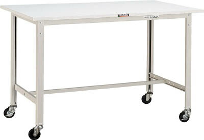 (LINEクーポン有)【個人宅配送不可】トラスコ中山 ＴＲＵＳＣＯ AE1500C75W 直送 代引不可・他メーカー同梱不可 ＡＥ型作業台　１５００Ｘ７５０　７５φキャスター付　Ｗ色｜文具のブングット