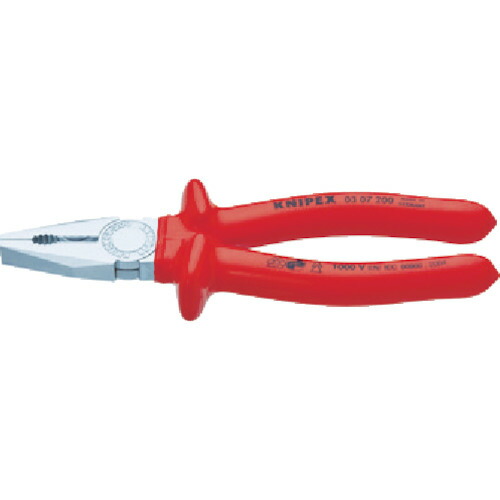 【即納在庫品】「直送」クニペックス KNIPEX 0307-180 絶縁ペンチ1000V 輸入 工具 0307180