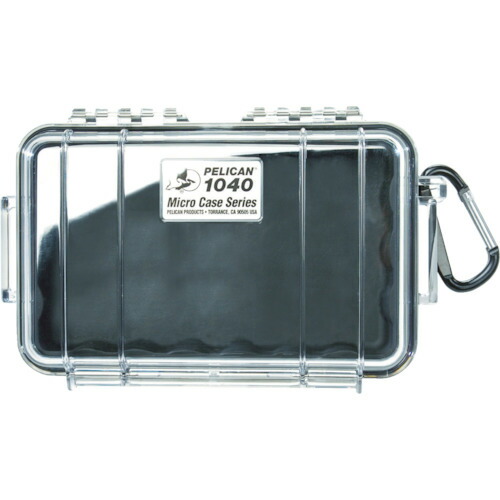 【即納在庫品】「直送」ペリカン ペリカン 1040BK マイクロケース １０４０ 黒 １９０×１２８×５４ 420-5081 PELICAN PRODUCTS社 ペリカンプロダクツ マイクロケース