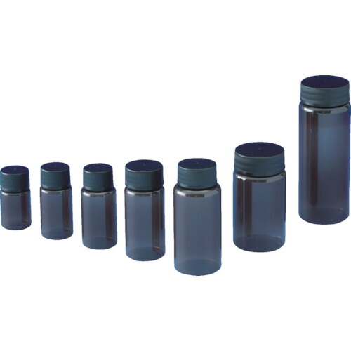 【即納在庫品】「直送」ＮＩＫＫＯ 17200100 ＰＥＴスクリューバイアル１００ｍｌ 褐色 ５０本入