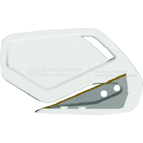 【即納在庫品】「直送」ｍａｒｔｏｒ 00546912 シートカッター　ＳＥＣＵＭＡＸ　ＣＡＲＤＹＣＵＴ　透明 １０枚入り 546912