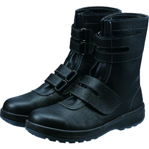 「直送」シモン Simon SS38 24.0 シモン 安全靴 長編上靴マジック式 SS38黒 24. 368-3109 4957520145819 3043