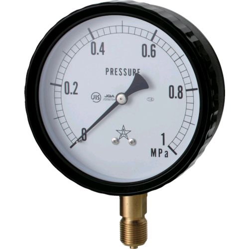 右下精器製造 W4112410.25MPA 密閉形圧力計