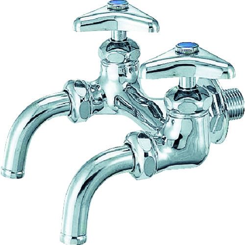 【即納在庫品】「直送」カクダイ 7050 双口ホーム水栓１３