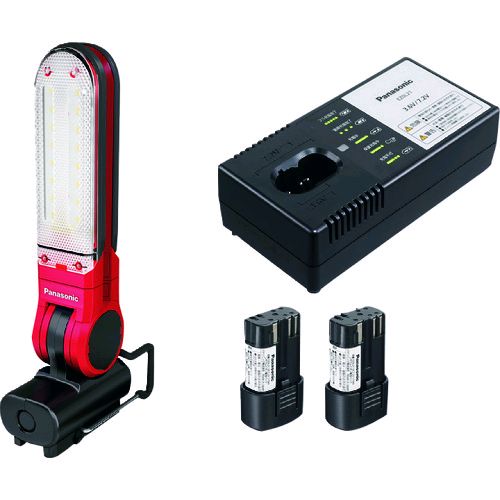 【即納在庫品】「直送」Ｐａｎａｓｏｎｉｃ EZ3720LA2S-R 工事用 充電ＬＥＤマルチ投光器 セット品 EZ3720LA2SR パナソニック 工事用充電LEDマルチライト｜文具のブングット