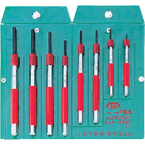 【即納在庫品】「直送」KTC 京都機械工具 工具 PK3 ノックピンポンチセット 3本組 PK-3