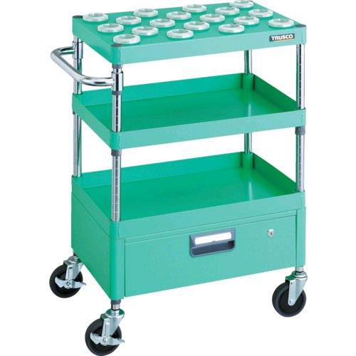 【即納在庫品】「直送」トラスコ TRUSCO PEW-TL962BV-YG 直送 代引不可・他メーカー同梱不可 ツールワゴン フェニックスワゴン 省音 ６００Ｘ４００ １段引出付 ＢＴ&minus;４０ ヤンググリーンPEWTL962BVYG8000｜文具のブングット