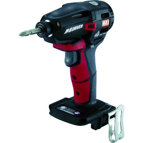 【即納在庫品】「直送」ＭＡＸ PJ-SD102 １８Ｖ充電静音ドライバ本体のみ アカ PJSD102 マックス 充電式静音インパクトドライバ 充電静音ドライバー｜文具のブングット