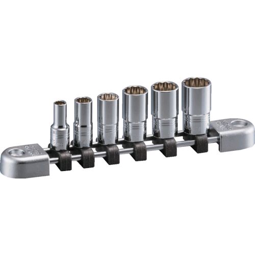 【即納在庫品】「直送」ネプロス NTB2M06WA ６．３セミディープソケットセット １２角・６コ組