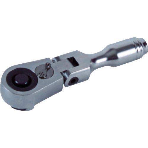 【即納在庫品】「直送」ＴＲＵＳＣＯ TEFRH4 首振り伸縮ラチェットハンドル　１２．７ｍｍ