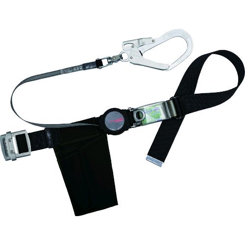 【即納在庫品】「直送」ツヨロン TB-ORL-593SV-BLK-M-BP 胴ベルト型墜落制止用器具 ＴＢ－ＯＲＬ－５９３ＳＶ ワンハンドリトラ 軽量 スイベルフックタイプ 黒 Ｍサイズ TBORL593SVBLKMBP