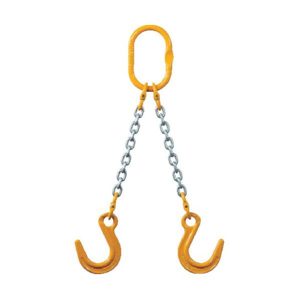 (LINEクーポン有)象印 2MFFYN13 チェーンスリング１００ アイタイプ 荷重６．９ｔ 線径１３ｍｍ Ｌ２ｍ象印チェンブロック ELEPHANT 40,130円