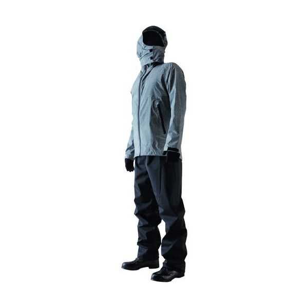 (LINEクーポン有)【即納在庫品】「直送」川西 3523GR-L 視界良好レインスーツ~廻るフード~ Lサイズ 3523GRL 川西工業 作業小物