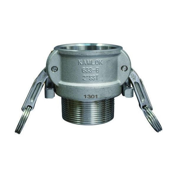 【即納在庫品】「直送」トヨックス 633-BBL 1 SST カムロック ツインロックタイプカプラー オネジ ステンレス ６３３－ＢＢＬ １インチ ＳＳＴンチ　ＳＳＴ 633BBL1SST