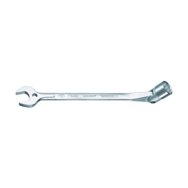 (LINEクーポン有)【即納在庫品】「直送」ＧＥＤＯＲＥ 6512810 首振りコンビネーションスパナ ５３４ １９ｍｍ ゲドレー社 TRGEDORE