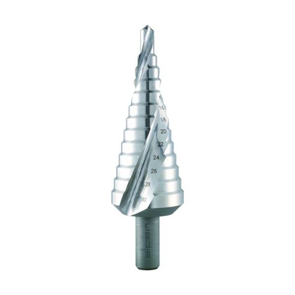 (LINEクーポン有)【即納在庫品】「直送」ＡＬＰＥＮ社 72600620 ２枚刃スパイラルステップドリル ２０ｍｍ コバルトハイス アルペンメイケスタッグ