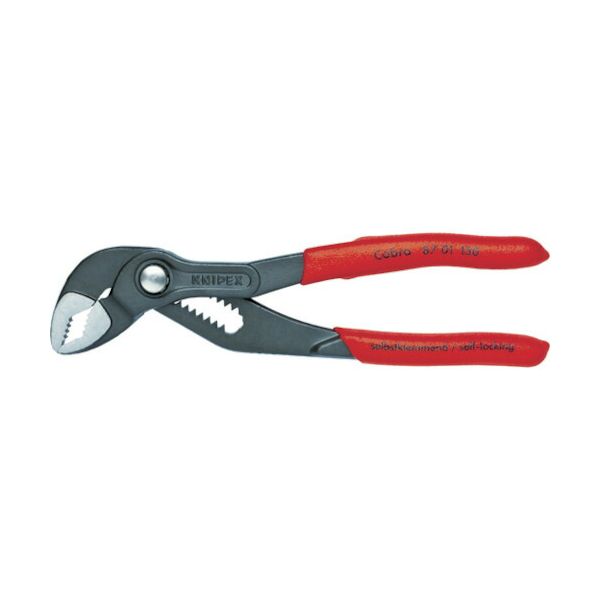 【即納在庫品】「直送」ＫＮＩＰＥＸ 8701-150 ウォーターポンププライヤー コブラ ソフトプラスチックハンドル １５０ｍｍ 8701150