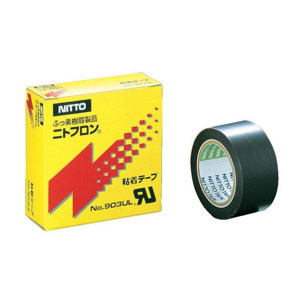 【即納在庫品】「直送」日東電工 NITTO 903X08X100 ふっ素樹脂粘着テープ ニトフロン粘着テープ Ｎｏ．９０３ＵＬ ０．０８ｍｍ×１００ｍｍ×１０ｍ