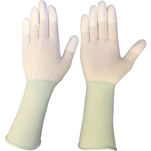 【即納在庫品】「直送」ブラストン BSC-16B-M ＰＵ指先コート手袋 ロング １０双入 BSC16BM