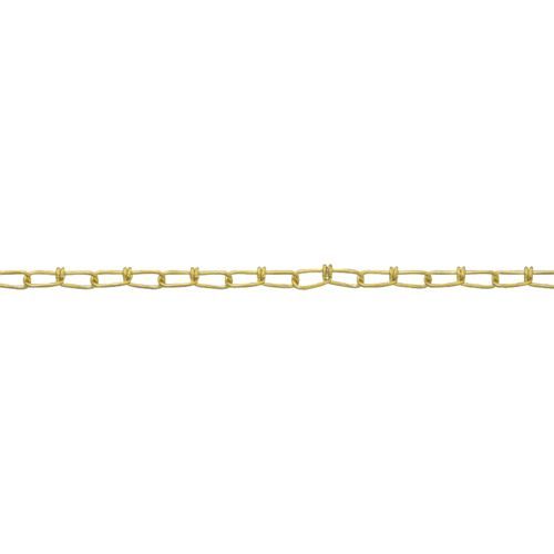【即納在庫品】「直送」ニッサチェイン ニッサチェイン BV16 真鍮キリンスビクターチェイン 1．6mm×30m 405-6671 NISSA ビクターチェン